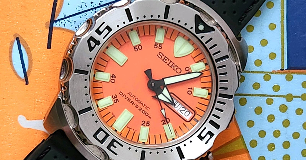 Seiko orange baby monster sales