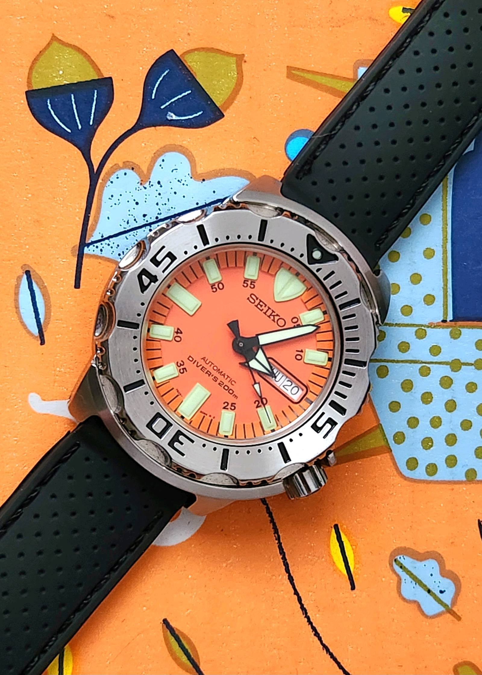 Seiko baby orange monster 2025 Seiko baby orange monster 2025