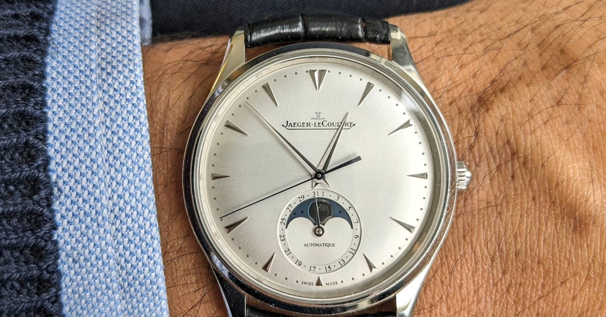 Ultra clearance thin moonphase