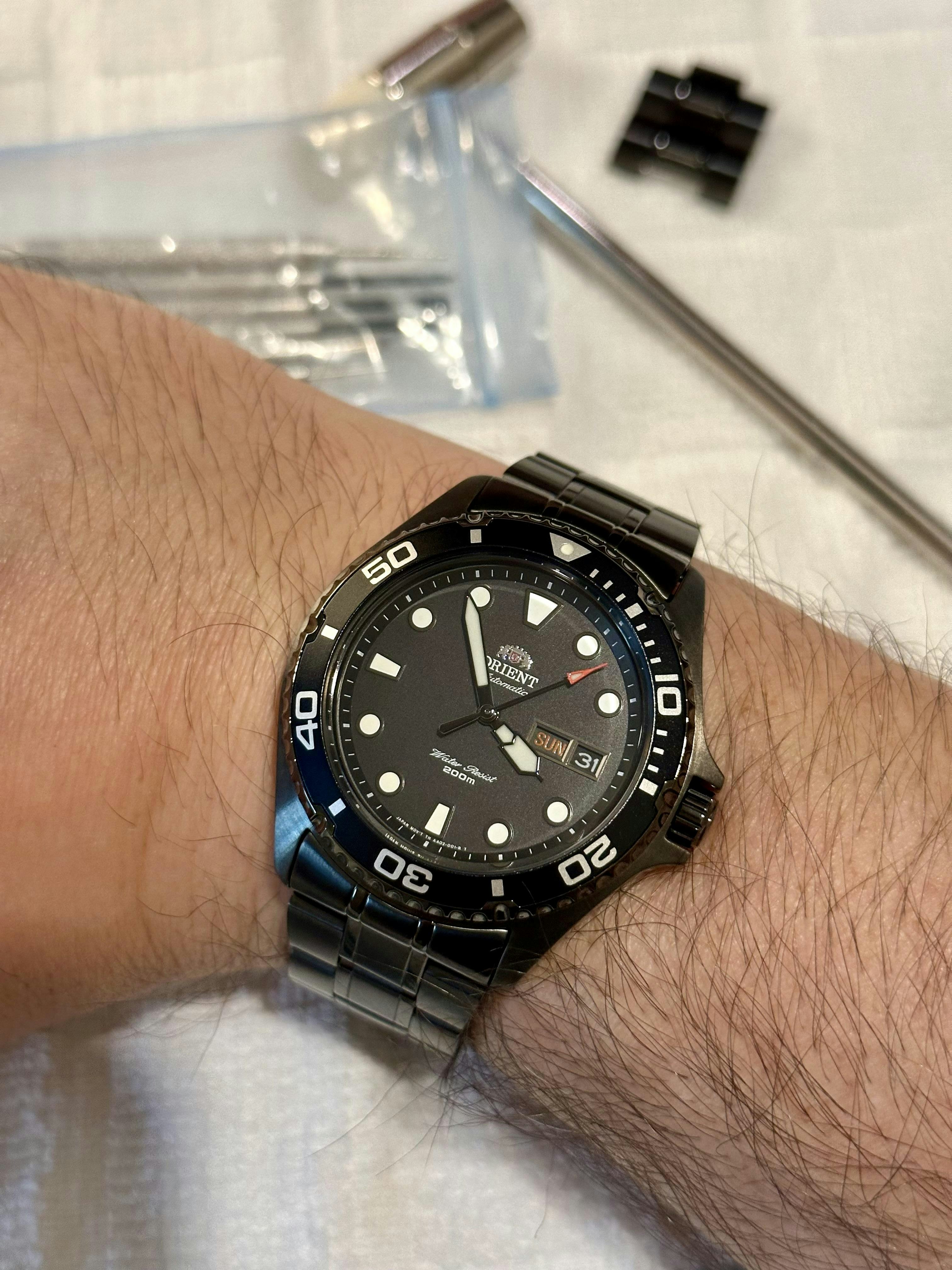 Man .kind of let down PART 2 Orient Raven Ray Model FAA02003B9 WatchCrunch