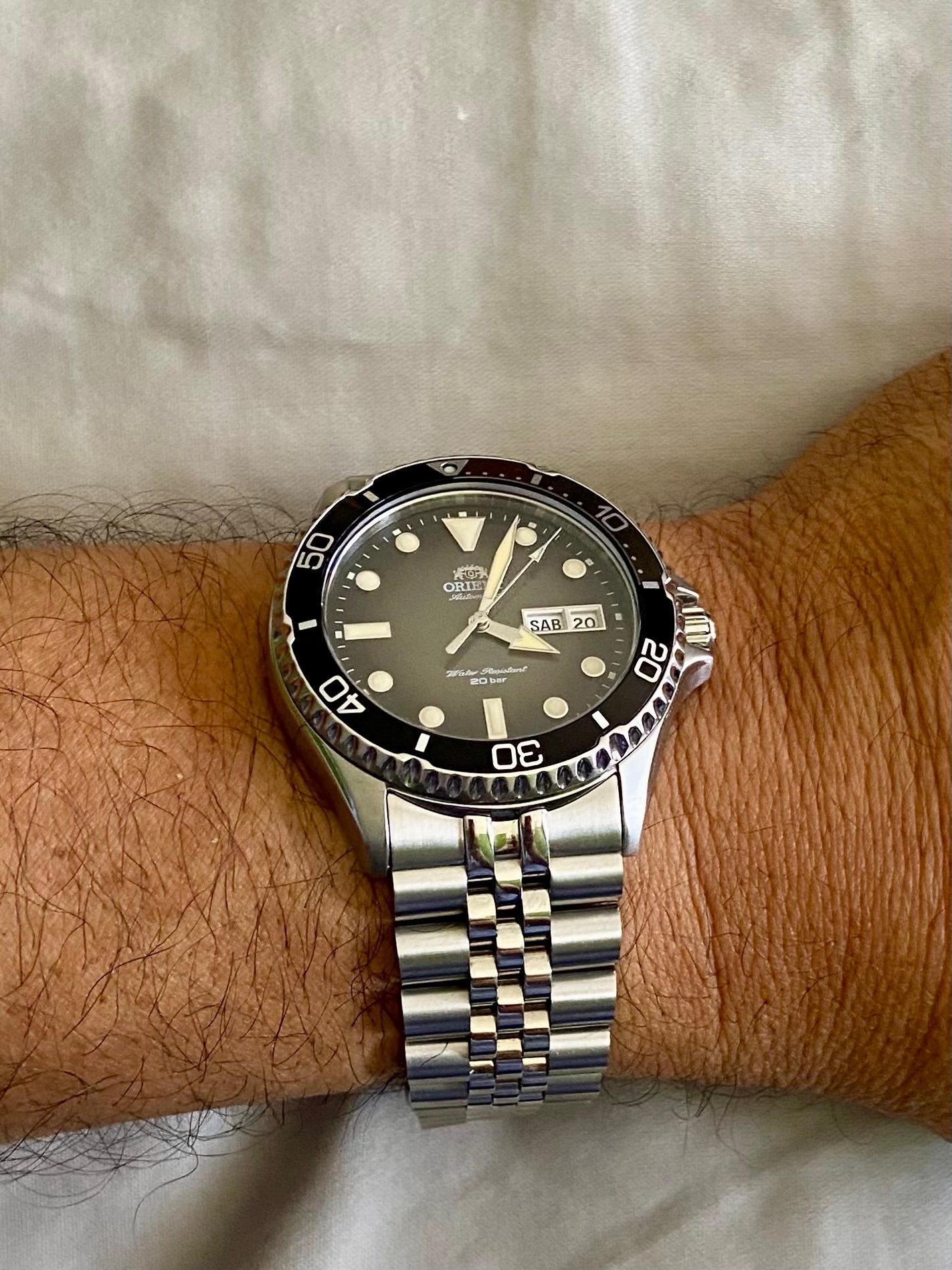 Orient Kamasu 2 gradient black | WatchCrunch Orient Kamasu 2 gradient black | WatchCrunch