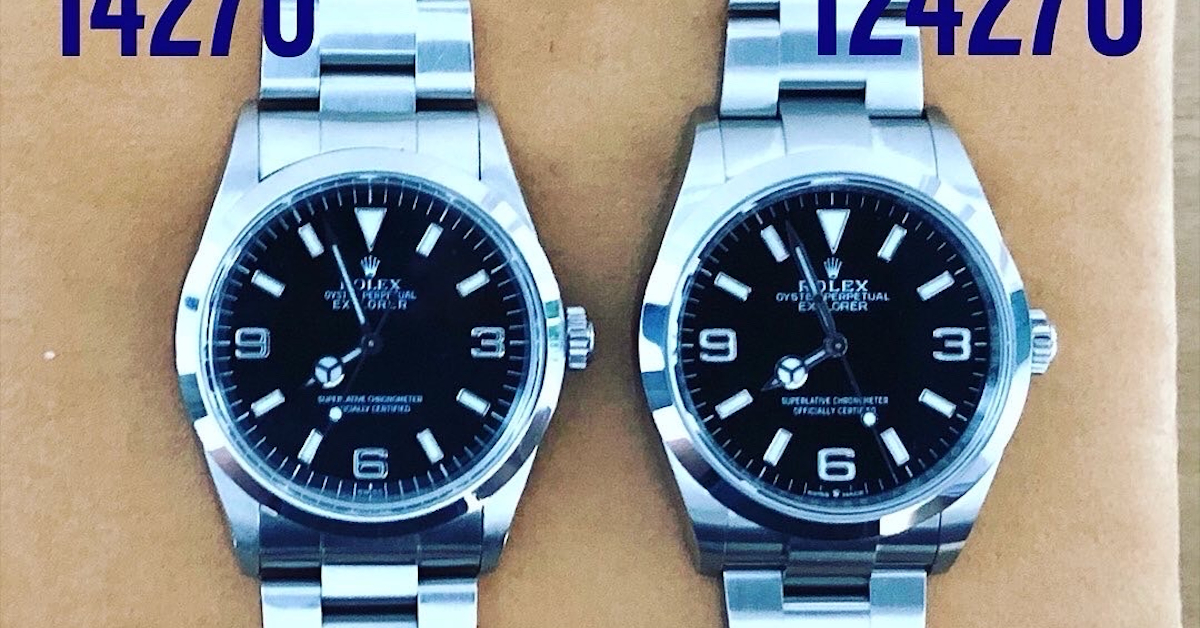 Rolex Explorer comparison: 124270 vs 14270 | WatchCrunch Rolex Explorer comparison: 124270 vs 14270 | WatchCrunch